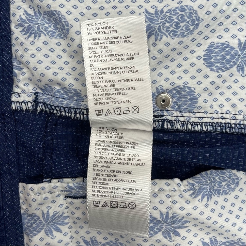 Tommy Bahama Pants Mens 38x32 (Fits 38x31) Blue Chip Shot 5 Pocket Performance - Picture 12 of 13